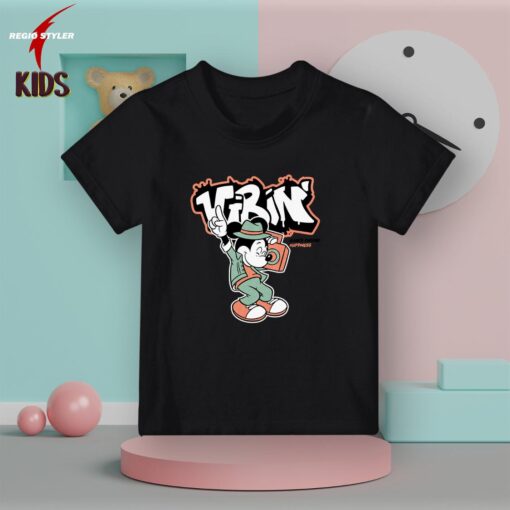 Vibin kids Black t-shirt