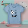 kids Cute Sky Blue Cartoon t-shirt