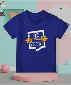 Be Stronger kids Royal Blue t-shirt