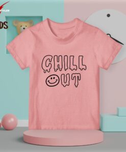 Chill Out kids pink t-shirt