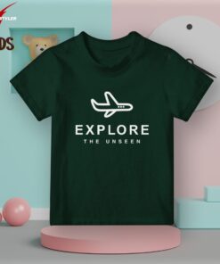 Explore kids bottle green t-shirt