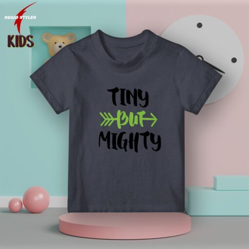 Tiny kids ash color t-shirt