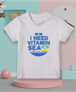 Vitamin sea kids white t-shirt