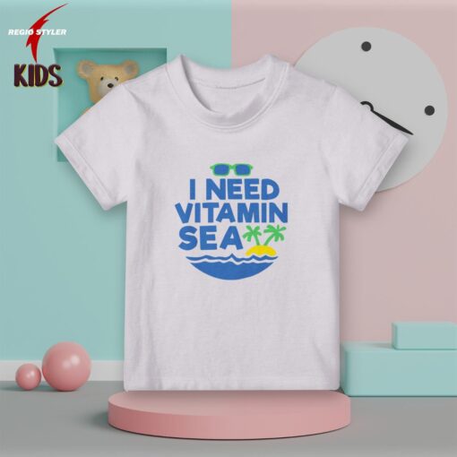 Vitamin sea kids white t-shirt