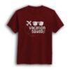 vacation squad maroon t-shirt for men