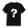 question black half sleeve men t-shirt