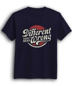 Different navy half sleeve men t-shirt