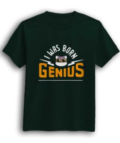 Genius men bottle green t-shirt