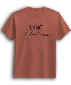 i don't care peach orange men's t-shirt