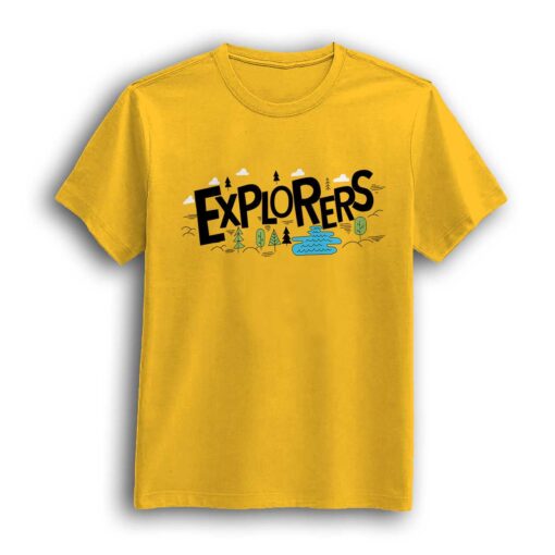 Explorer yellow t-shirt