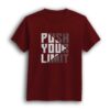 Push your limit half sleeve men t-shirt