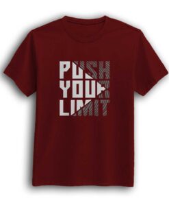 Push your limit half sleeve men t-shirt