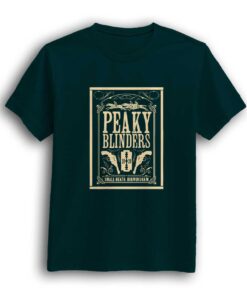 peaky blinder petrol color t-shirt