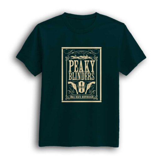 peaky blinder petrol color t-shirt