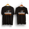 Making memories couple t-shirt black color