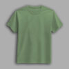 Gray lemon color round neck half sleeve t-shirt