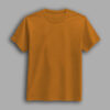 Mastered yellow color round neck half sleeve t-shirt