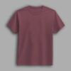 mauve color round neck half sleeve t-shirt mauve color round neck half sleeve t-shirt