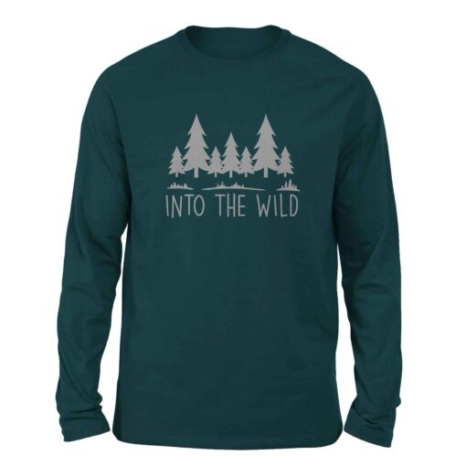 into wild Navy Blue color full sleeve t-shirt