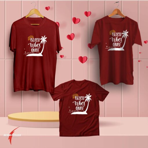 Beach family matching t shirt
