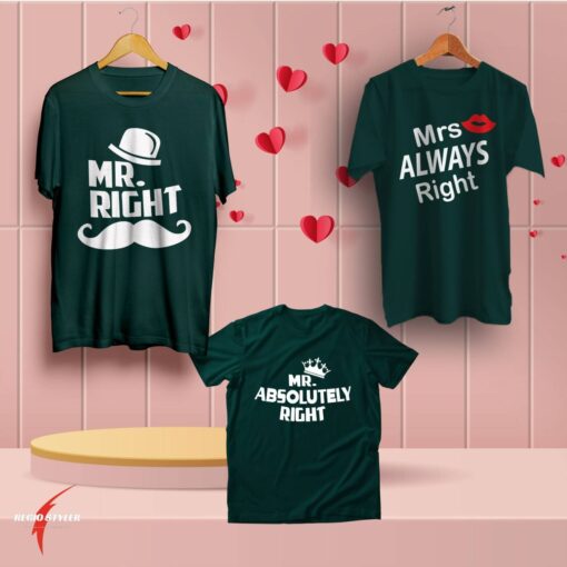 Right family matching t shirt