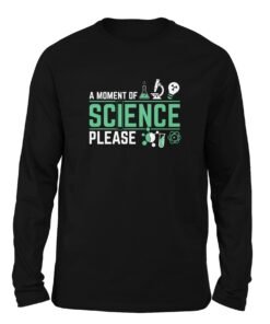 A moment of Science Black color full sleeve t-shirt