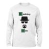 Breaking Code white color long sleeve t-shirt