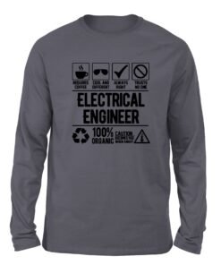 Electrical Engineer Ash color full sleeve t-shirt