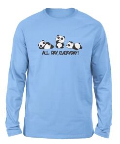 All Day Everyday Sky blue color full sleeve t-shirt