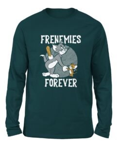 Frenemies Forever full sleeve petrol blue t-shirt