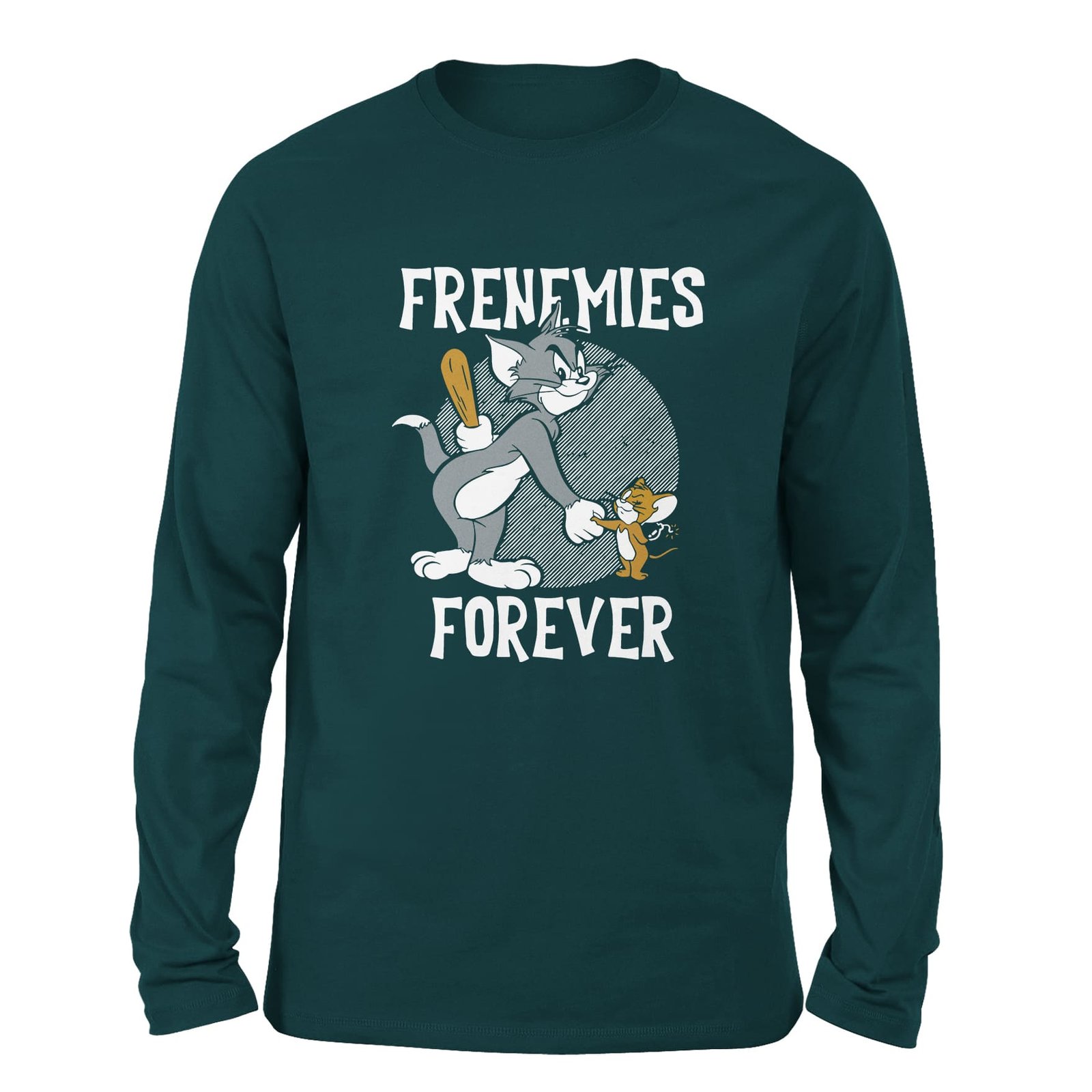 Frenemies Forever full sleeve petrol blue t-shirt