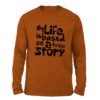 True Life Story Burnt orange color full sleeve t-shirt