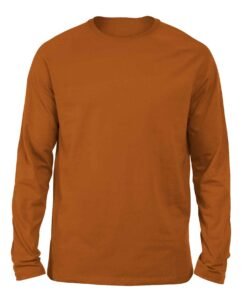 Burnt orange color full sleeve t-shirt