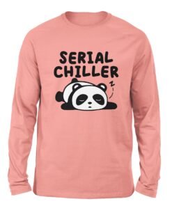 Serial Chiller Pink color long sleeve t-shirt