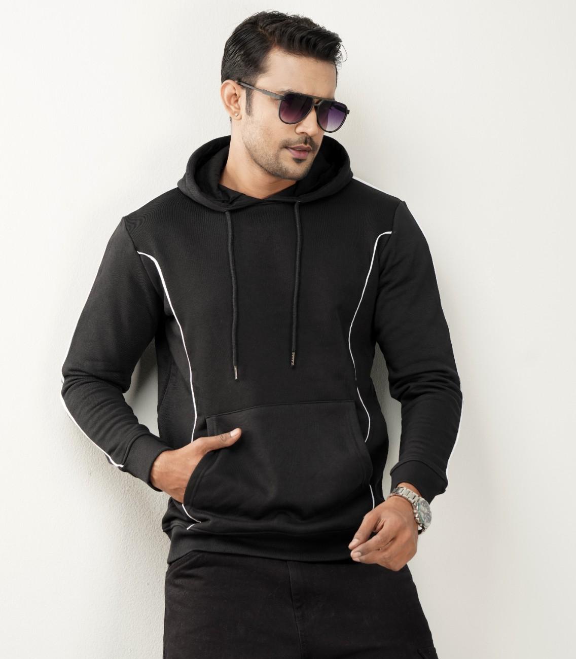 Winter Premium Black tipping Hoodie - Image 5