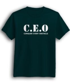C. E. O petrol color t-shirt