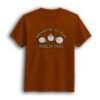Mentally ill but Totally chill orange half sleeve t-shirt