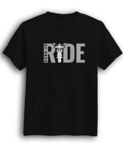 Ride black half sleeve t-shirt