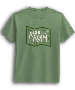 Rise and Roam Gray Lemon color t-shirt