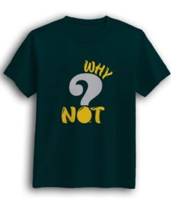 Why Not petrol color t-shirt